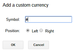 Custom Currency 