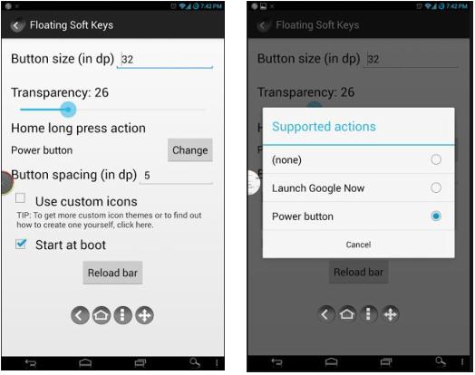 Floating Soft Keys for Rooted Android