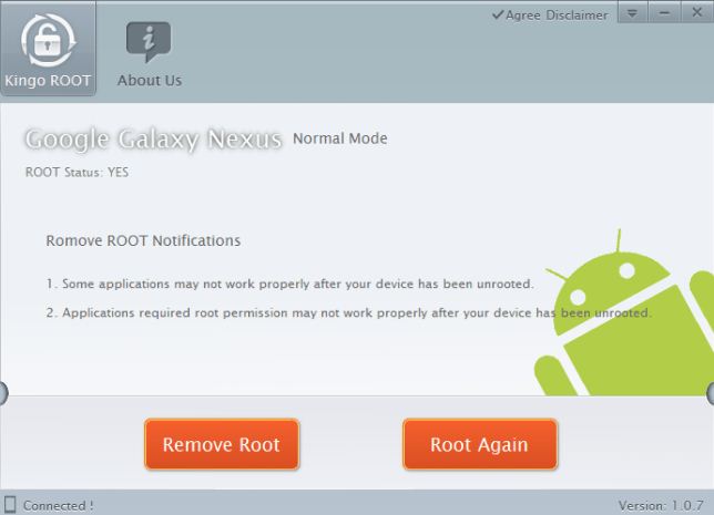 Remove or Unroot Android