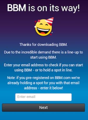 bbm android ios invitation hack