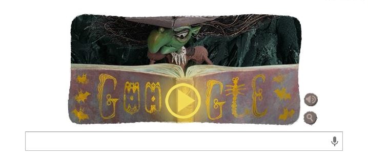 google doodle halloween