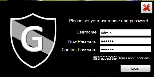Set username & password for your Vault