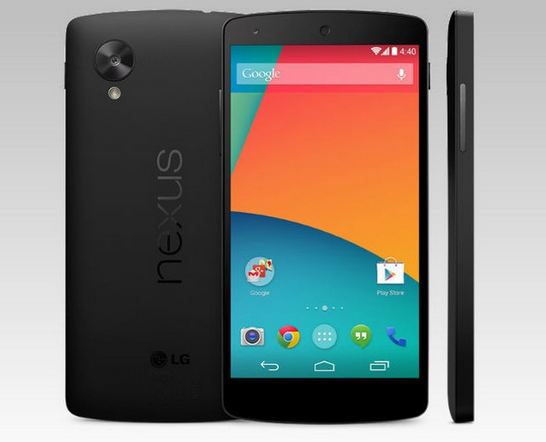Release date of Nexus 5