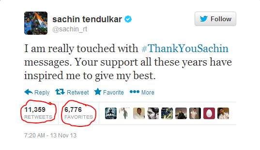 Sachin Tweet