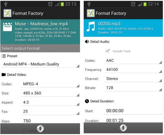 format factory app for android