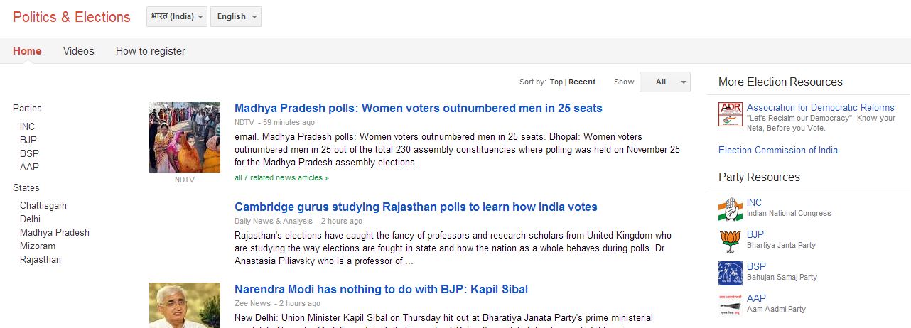 google election portal india