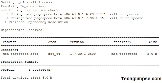 mod_pagespeed - apache module installation