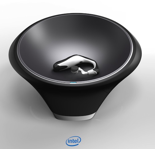 Intel Smart Bowl charges gadgets wireless