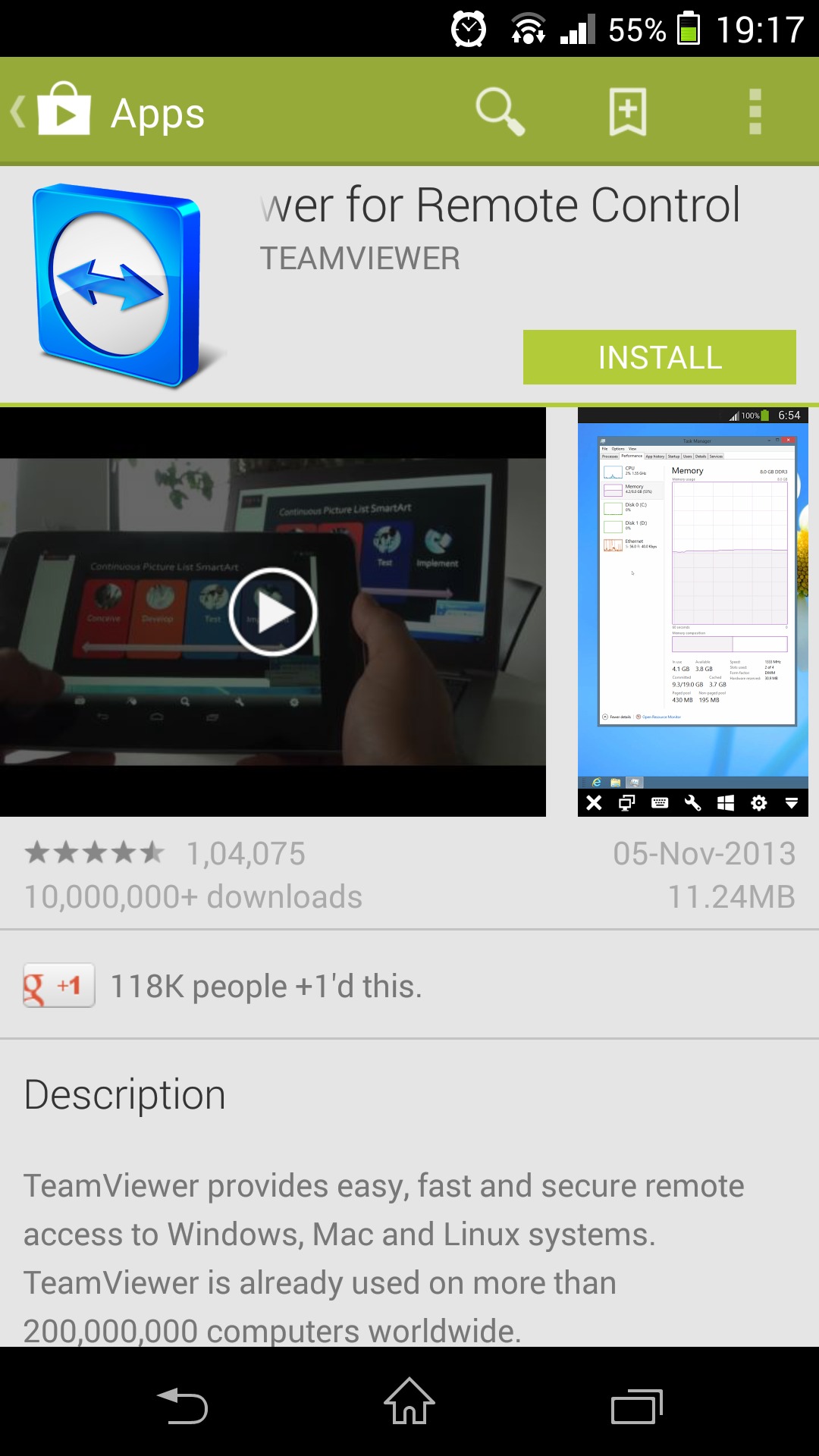 how to use teamviewer on android