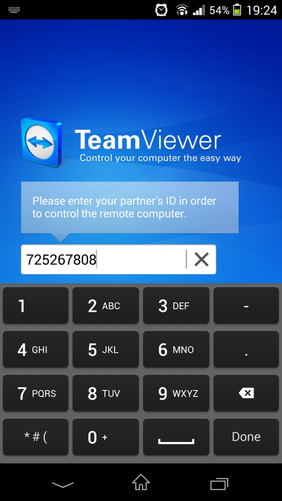 teamviewer phone to phone