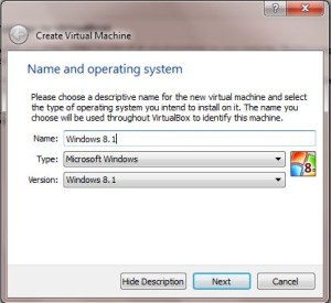 how to use virtualbox on windows 8.1