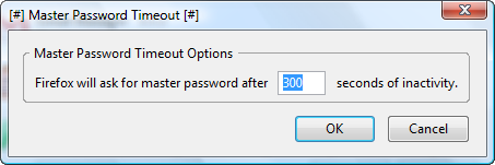 master password timeout