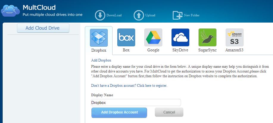 MultCloud gives access to Multiple Cloud Accounts under one roof