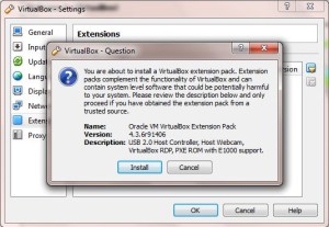 oracle virtualbox extension pack download