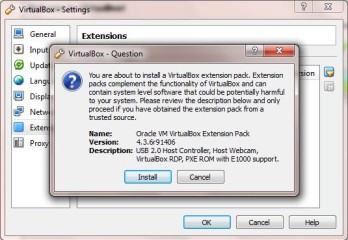 oracle virtualbox download extension pack