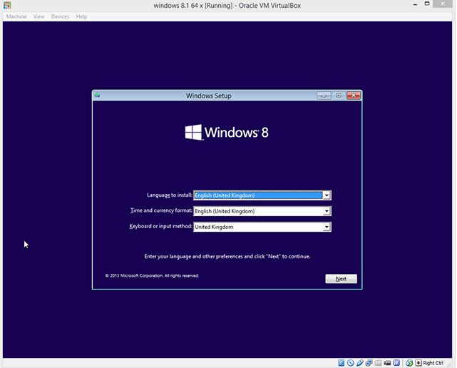 Install Windows in VM