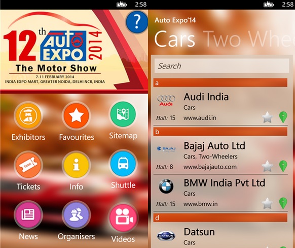 delhi auto expo app