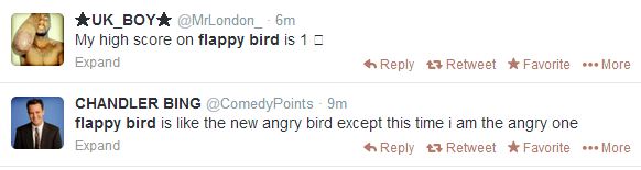 flappy bird tweets