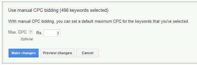 bulk edit keywords adwords