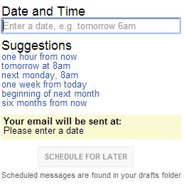 schedule mails streak