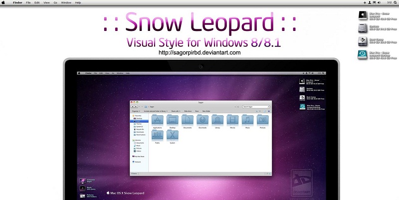 Mac theme for windows