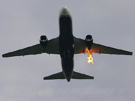 Fire on Aircraft