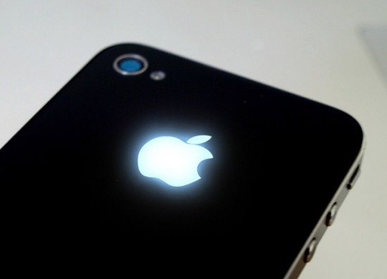 iPhone Light Apple logo