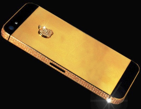 gold diamond iphone