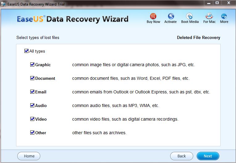 hard disk deleted file recovery