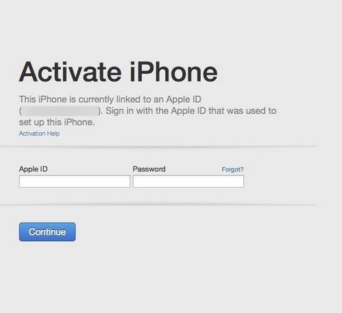 restore activate iphone