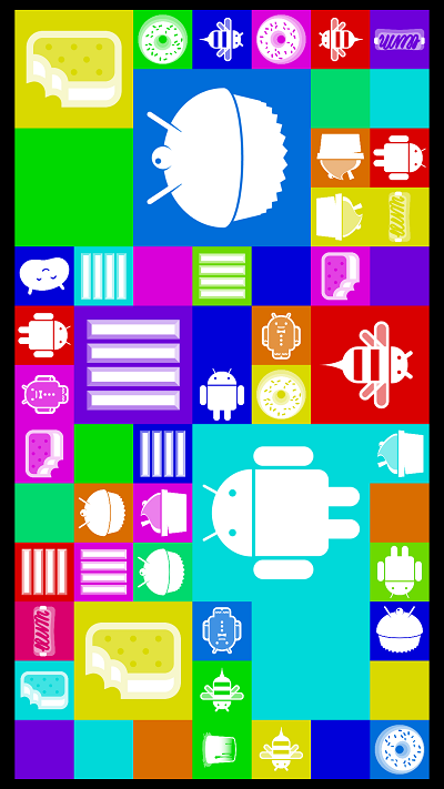 android versions Easter egg
