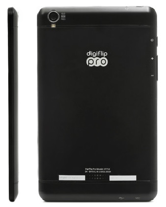 side and back view of digiflip pro tablet