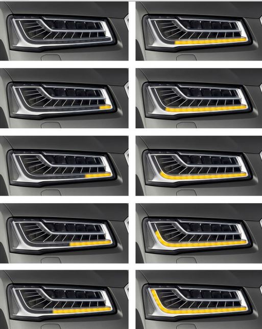 LED Audi a8 sequential