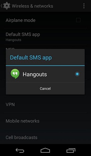 Nexus sms app