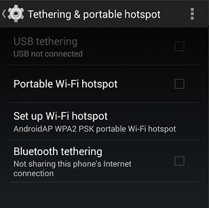 Nexus Wi-Fi hotspot