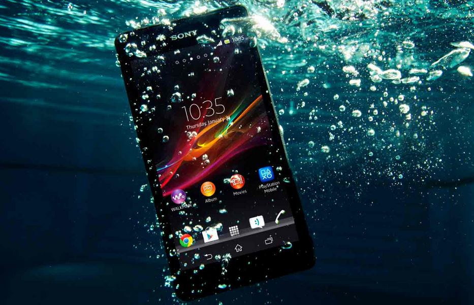 waterproof sony smartphone