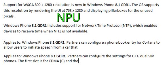 Windows Phone 8.1 GDR1