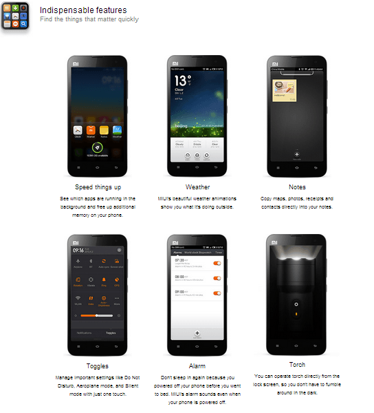  features of MIUI 5