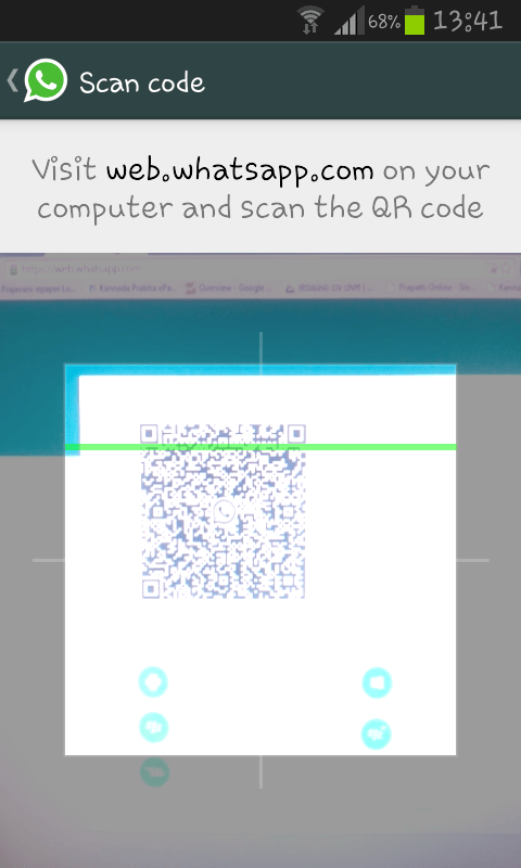 WhatsApp QR code Scanner