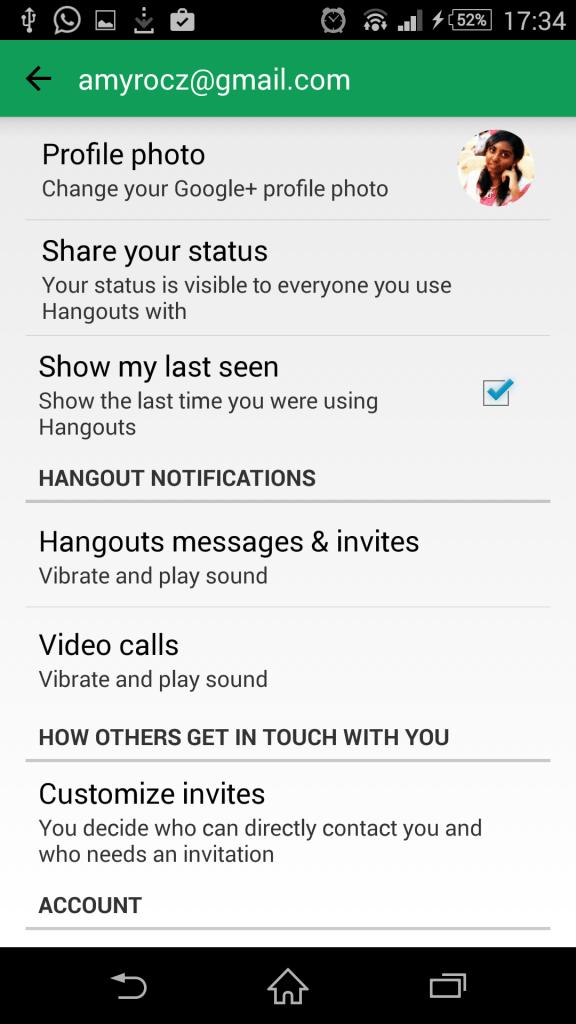 android hangouts app 3