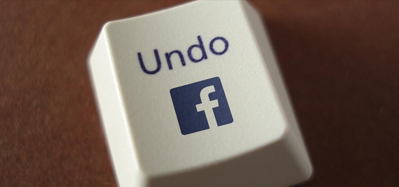 Facebook undo