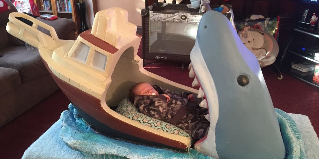 1975 Jaws inspired bed