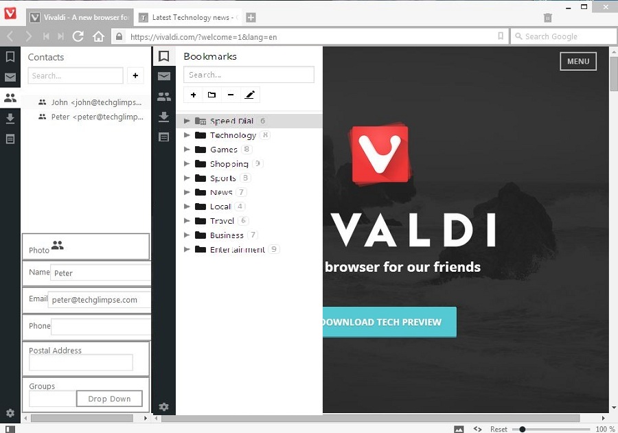 Vivaldi new features