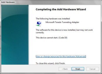 teredo adapter download windows 7