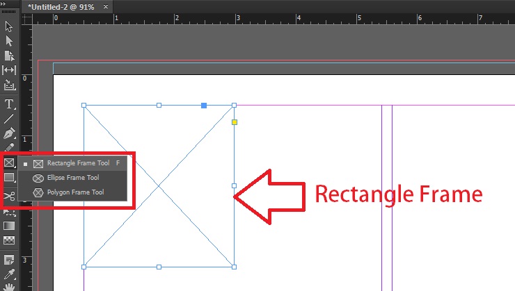 Graphics frame indesign