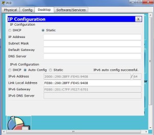 How to enable IPv6 Stateless Autoconfiguration in Packet Tracer ...
