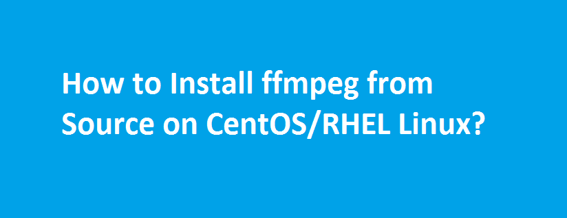 install ffmpeg linux