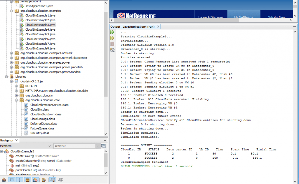 netbeans cloudsim simulator