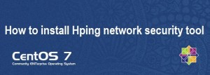 how to install hping3 on windows