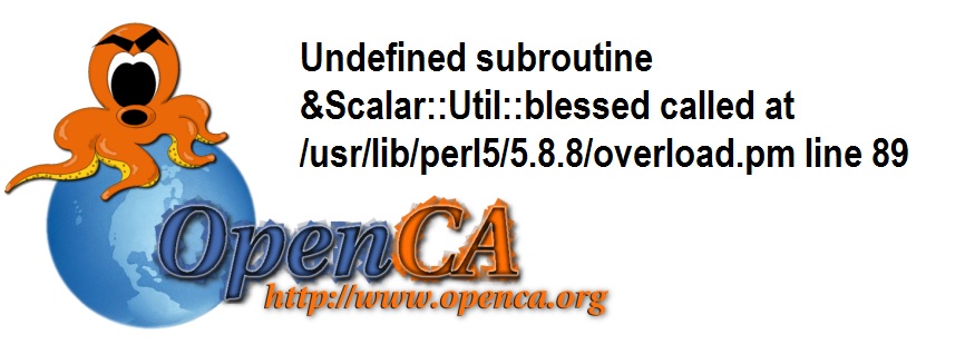 openca scalar:utils error